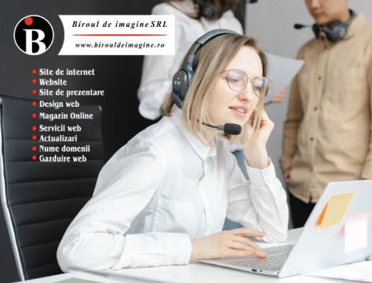 Site de prezentare si servicii iT oferite de Biroul de imagine SRL