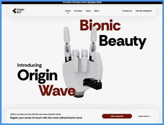 Origin BCI Romania bionic hand